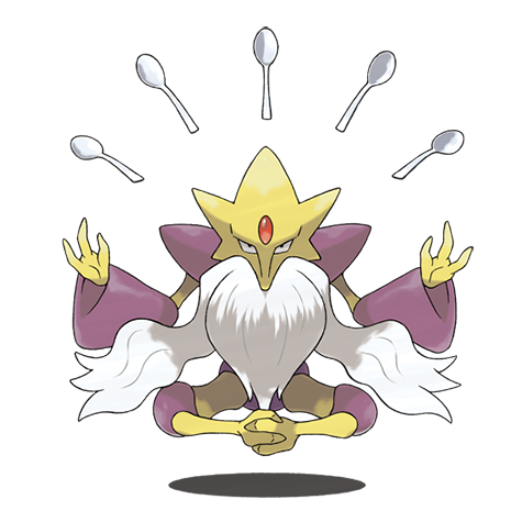 Mega Alakazam official artwork