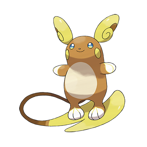 Alolan Raichu official artwork