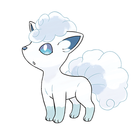 Alolan Vulpix official artwork