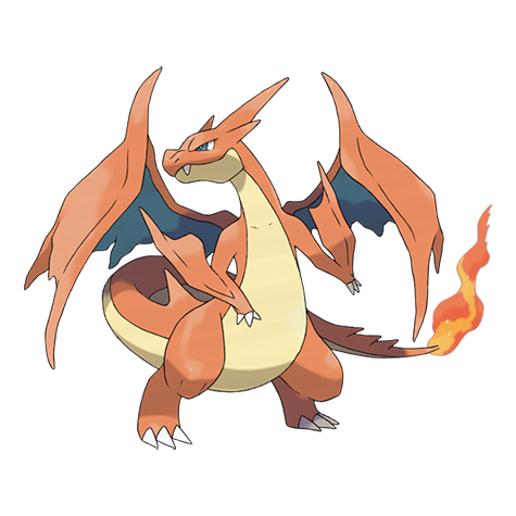 Mega Charizard Y official artwork