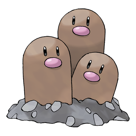 Dugtrio official artwork