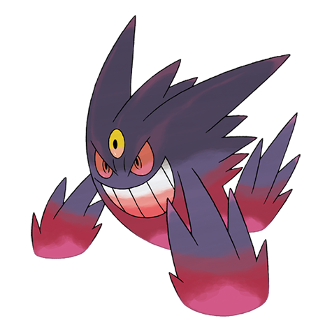 Mega Gengar official artwork