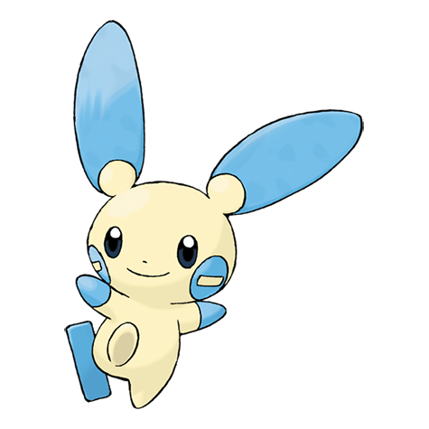 Minun official artwork