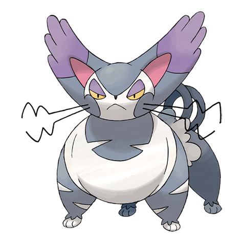 Purugly official artwork