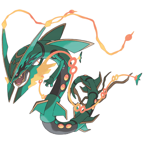 Mega Rayquaza official artwork