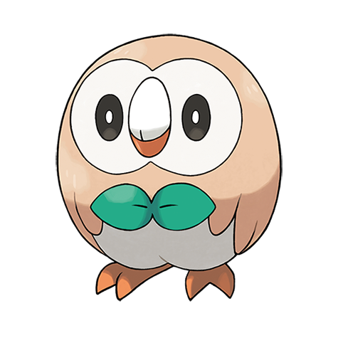 Rowlet official artwork