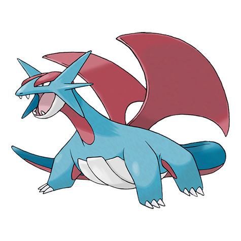 Salamence official artwork