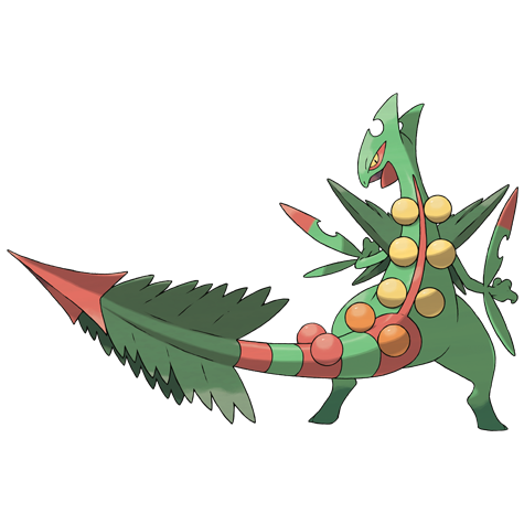 Mega Sceptile official artwork