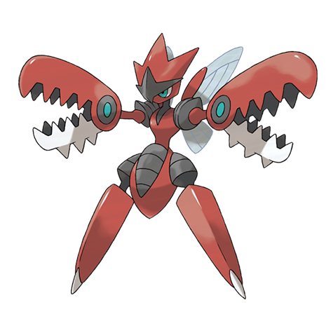 Mega Scizor official artwork