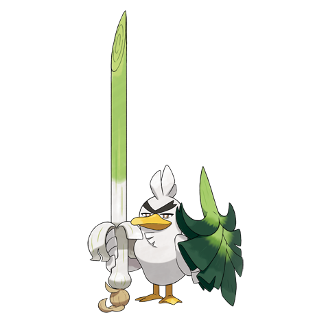Sirfetch'd official artwork