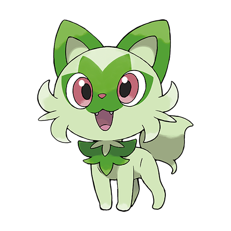 Sprigatito official artwork