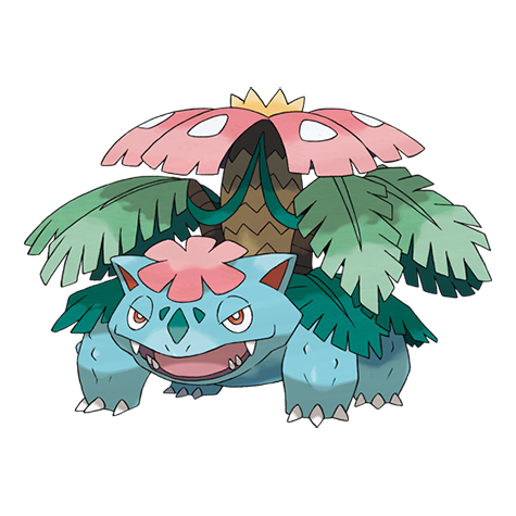 Mega Venusaur official artwork