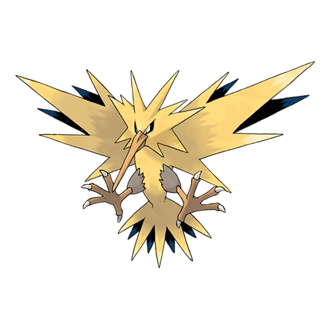 Zapdos official artwork